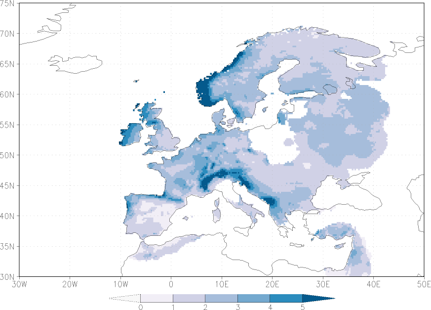 precipitation Winter half year (October-March)  observed values