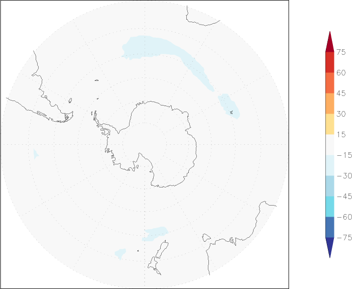 ozone (southern hemisphere) anomaly April  w.r.t. 1981-2010