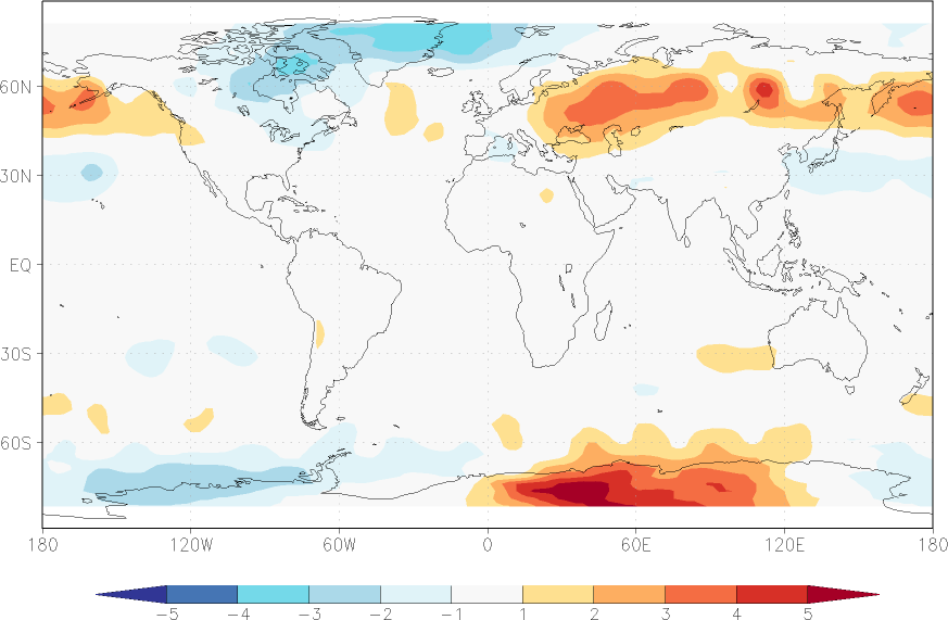 temperature of the lower troposphere anomaly November  w.r.t. 1981-2010