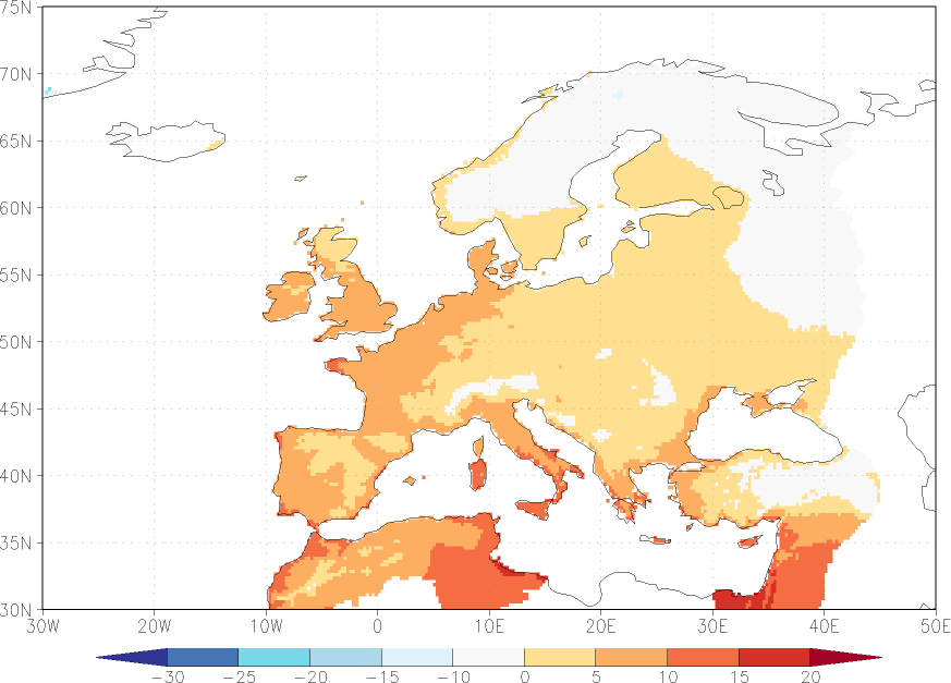 minimum temperature November  observed values