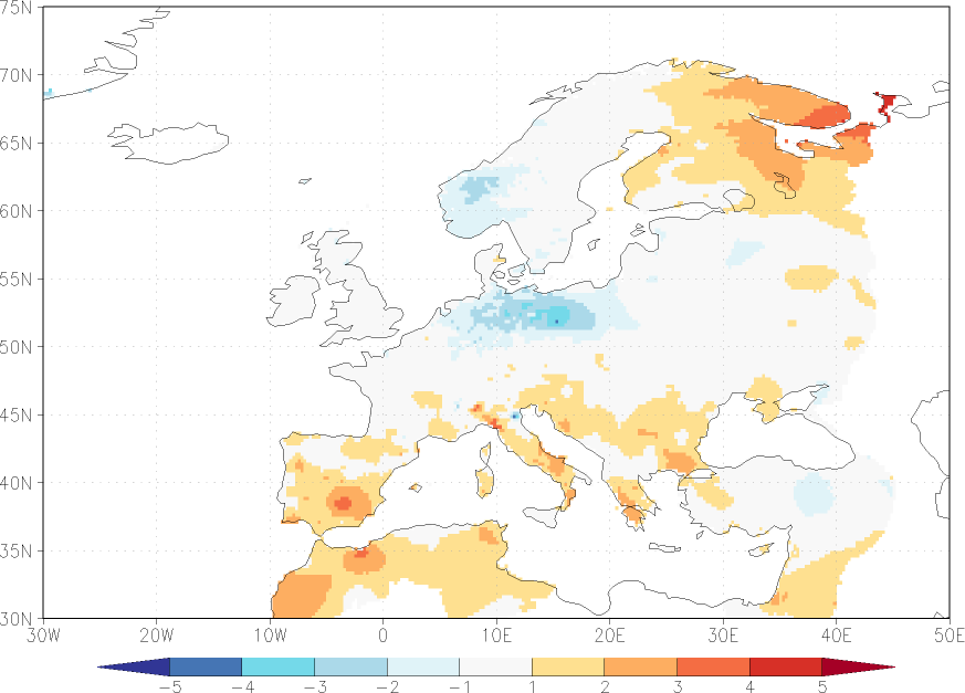 minimum temperature anomaly May  w.r.t. 1981-2010