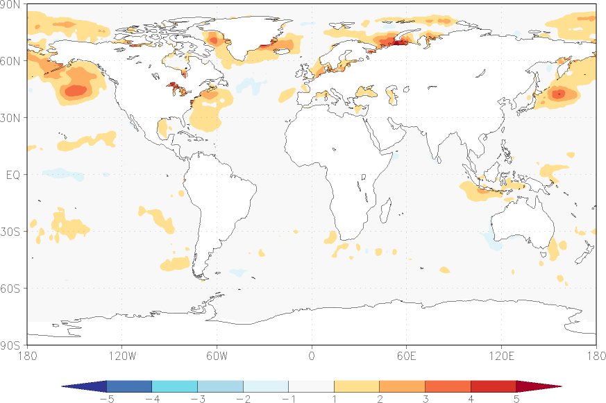 sea surface temperature anomaly September  w.r.t. 1982-2010