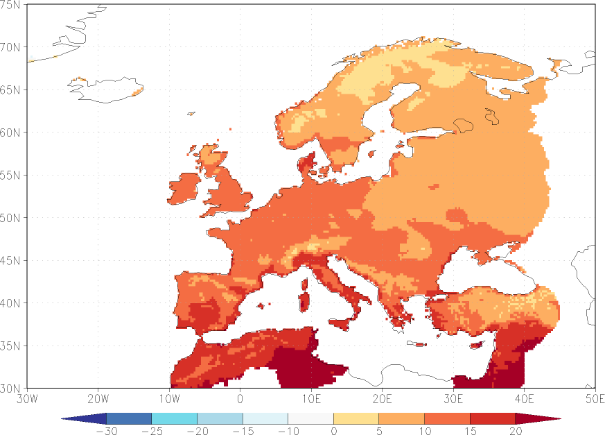 minimum temperature September  observed values