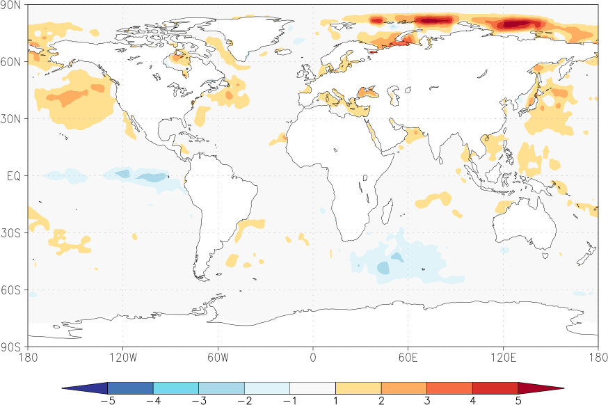 sea surface temperature anomaly September  w.r.t. 1982-2010