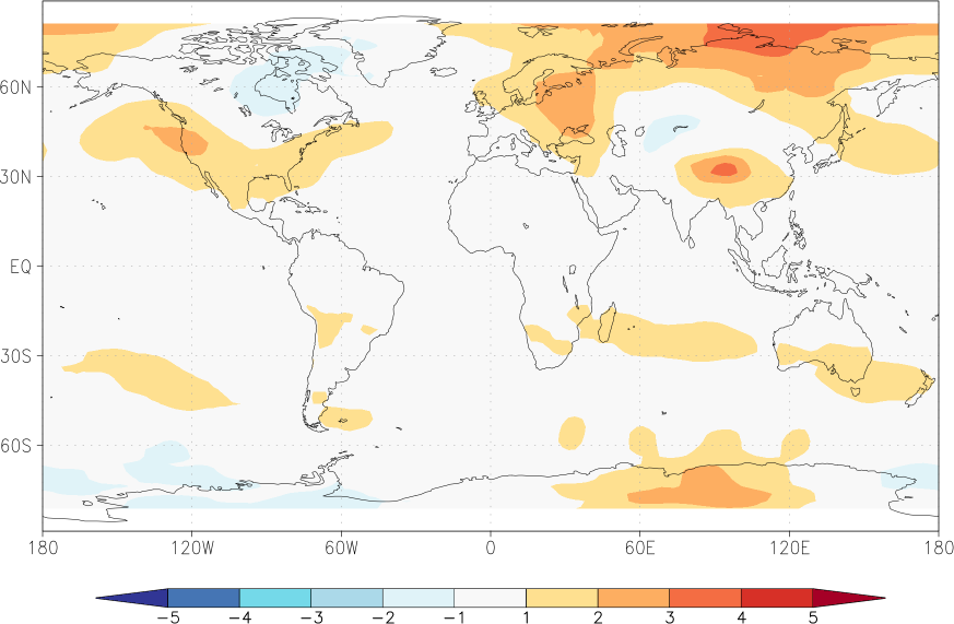 temperature of the lower troposphere anomaly autumn (September-November)  w.r.t. 1981-2010