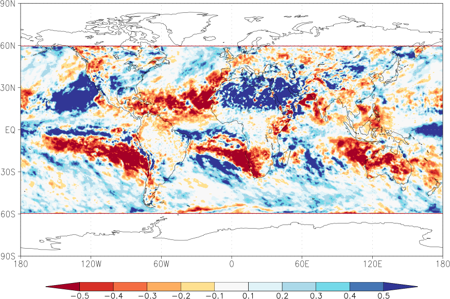 precipitation (satellite) anomaly July-June  relative anomalies  (-1: dry, 0: normal, 2: three times normal)