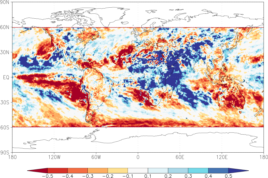 precipitation (satellite) anomaly July-June  relative anomalies  (-1: dry, 0: normal, 2: three times normal)
