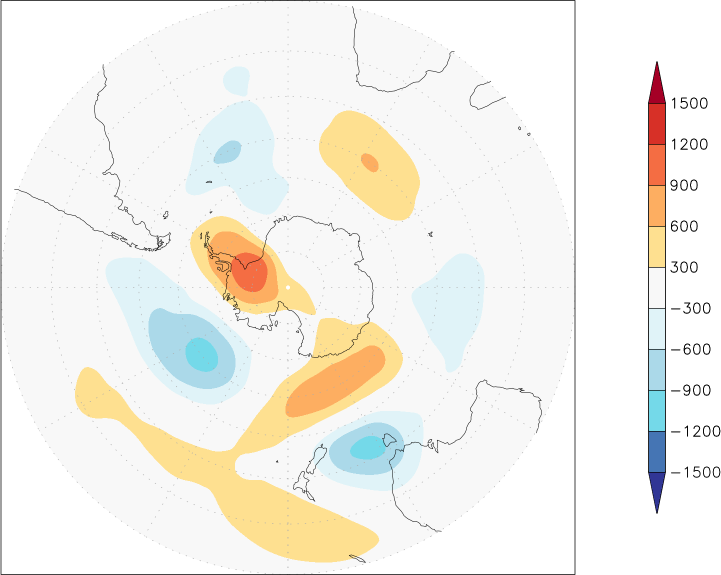 500mb height (southern hemisphere) anomaly April  w.r.t. 1981-2010