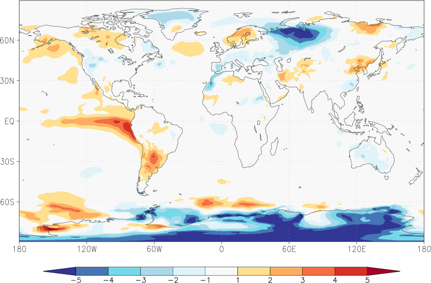 temperature (2m height, world) anomaly July  w.r.t. 1981-2010