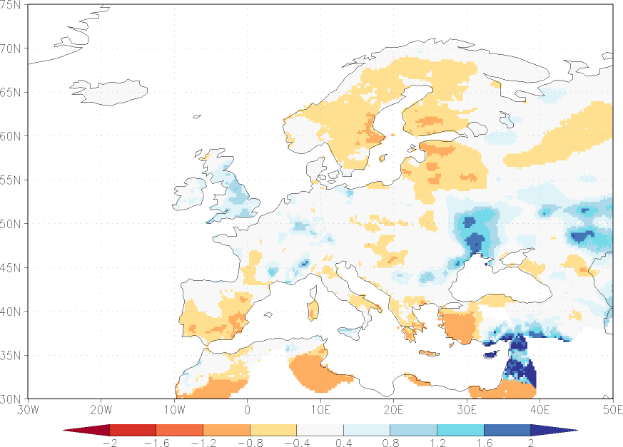 precipitation anomaly September  relative anomalies  (-1: dry, 0: normal, 2: three times normal)