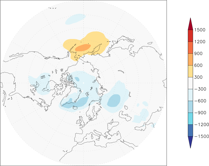 sea-level pressure (northern hemisphere) anomaly May  w.r.t. 1981-2010