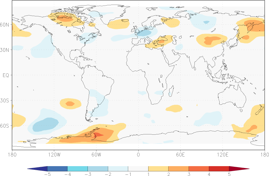 temperature of the lower troposphere anomaly July  w.r.t. 1981-2010