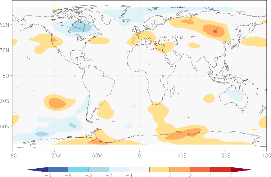 temperature of the lower troposphere anomaly June  w.r.t. 1981-2010