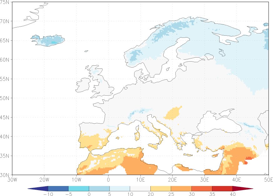 maximum temperature October  observed values