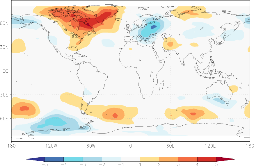 temperature of the lower troposphere anomaly December  w.r.t. 1981-2010
