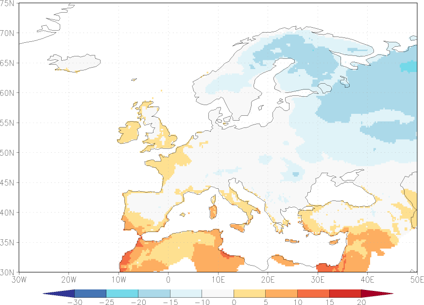 minimum temperature December  observed values
