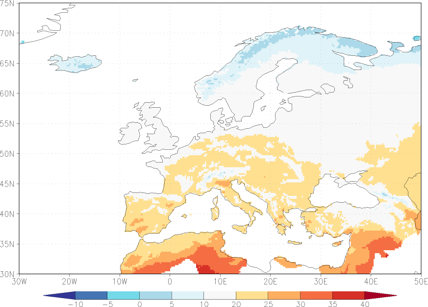 maximum temperature May  observed values