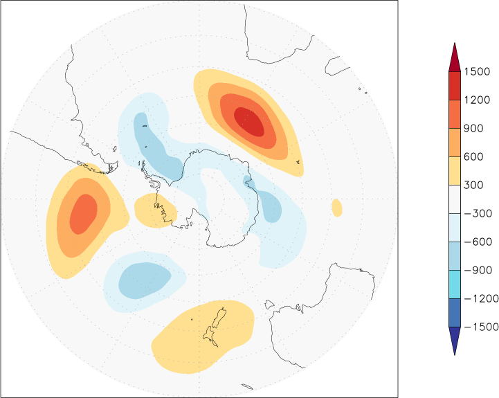 500mb height (southern hemisphere) anomaly April  w.r.t. 1981-2010