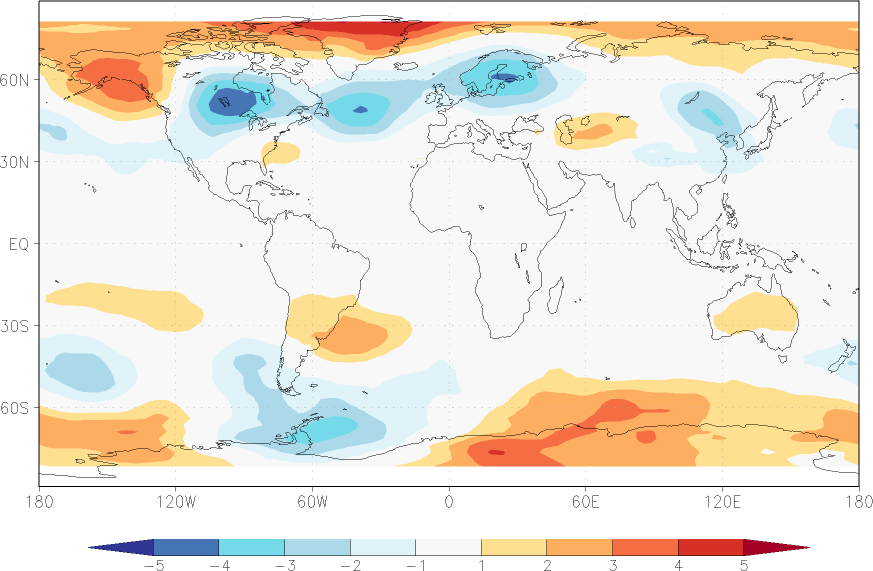 temperature of the lower troposphere anomaly October  w.r.t. 1981-2010