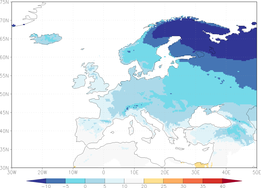 maximum temperature January  observed values