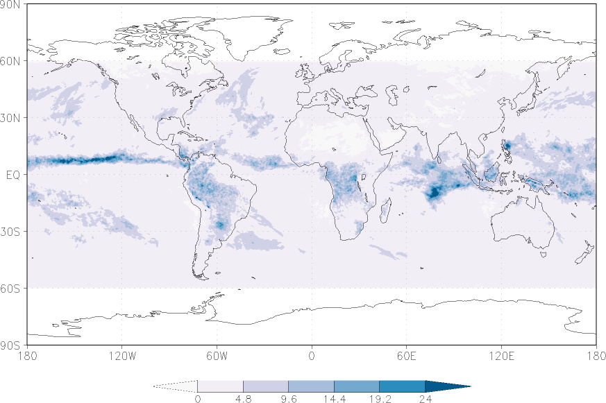 precipitation (satellite) November  observed values