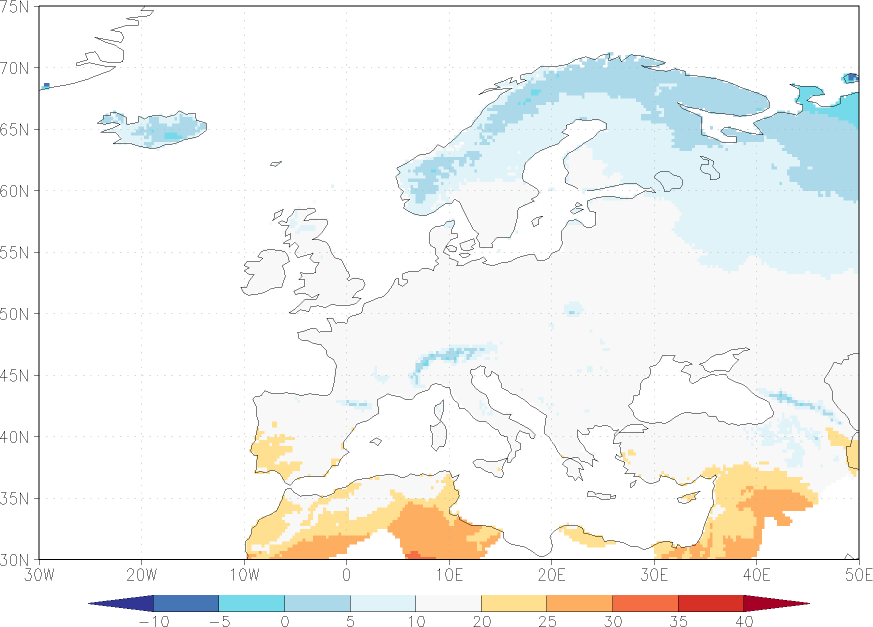 maximum temperature April  observed values