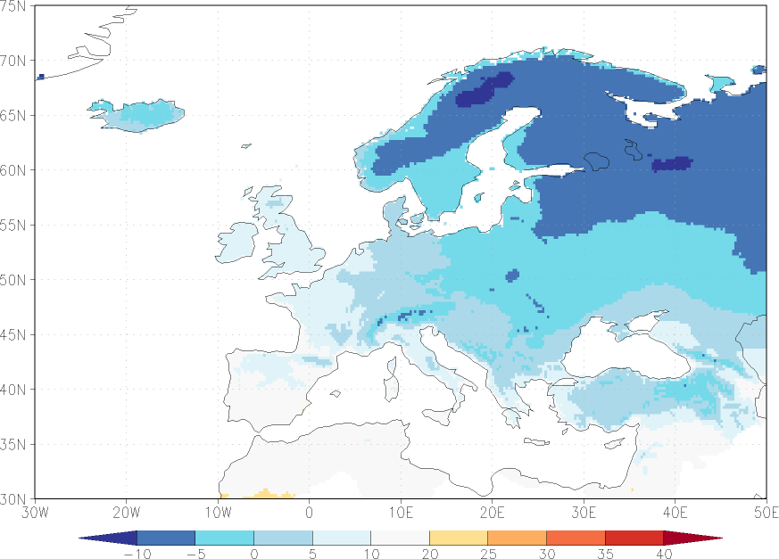 maximum temperature January  observed values