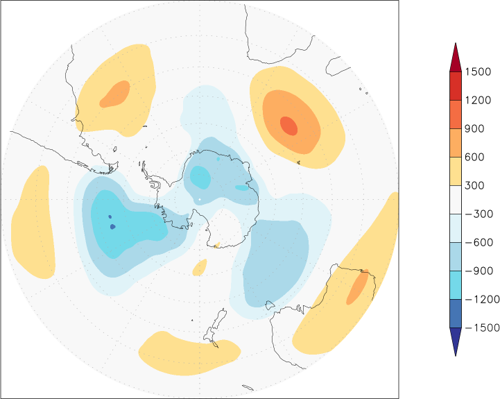 500mb height (southern hemisphere) anomaly June  w.r.t. 1981-2010