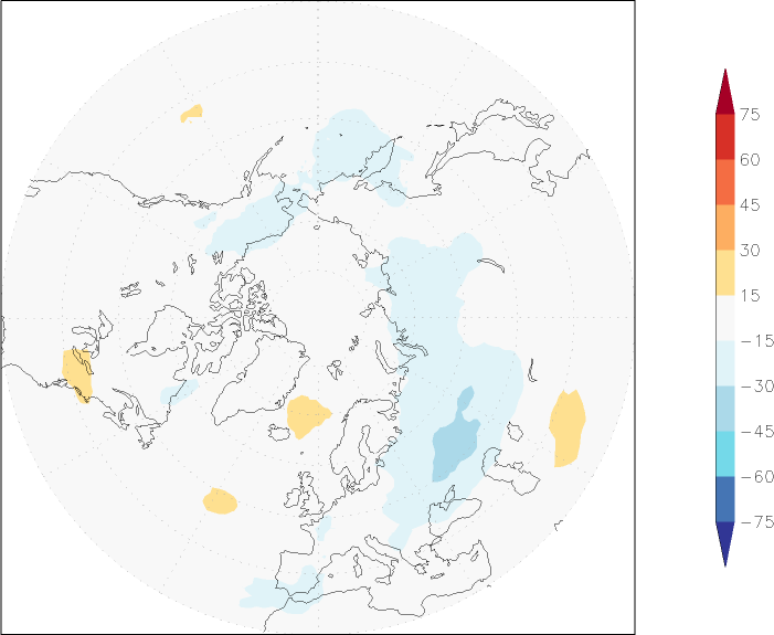ozone (northern hemisphere) anomaly May  w.r.t. 1981-2010