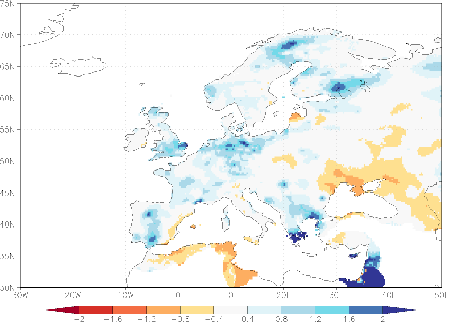 precipitation anomaly May  relative anomalies  (-1: dry, 0: normal, 2: three times normal)