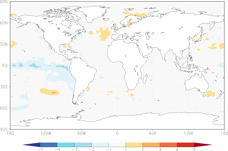 sea surface temperature anomaly December  w.r.t. 1982-2010
