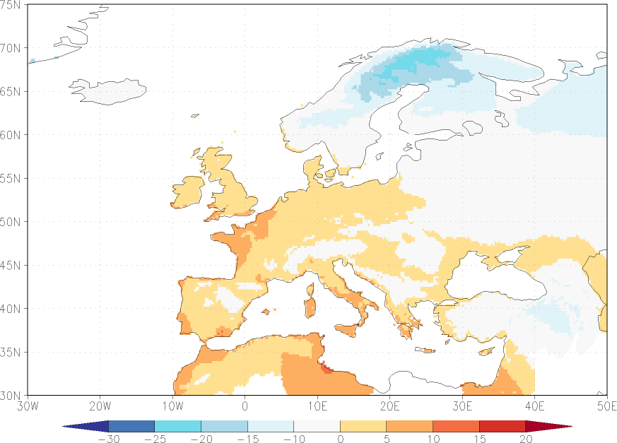 minimum temperature January  observed values