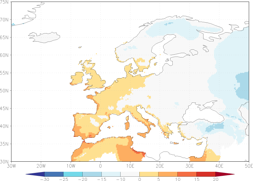 minimum temperature January  observed values