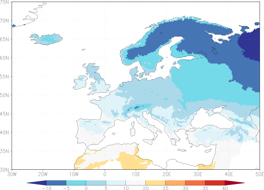 maximum temperature December  observed values