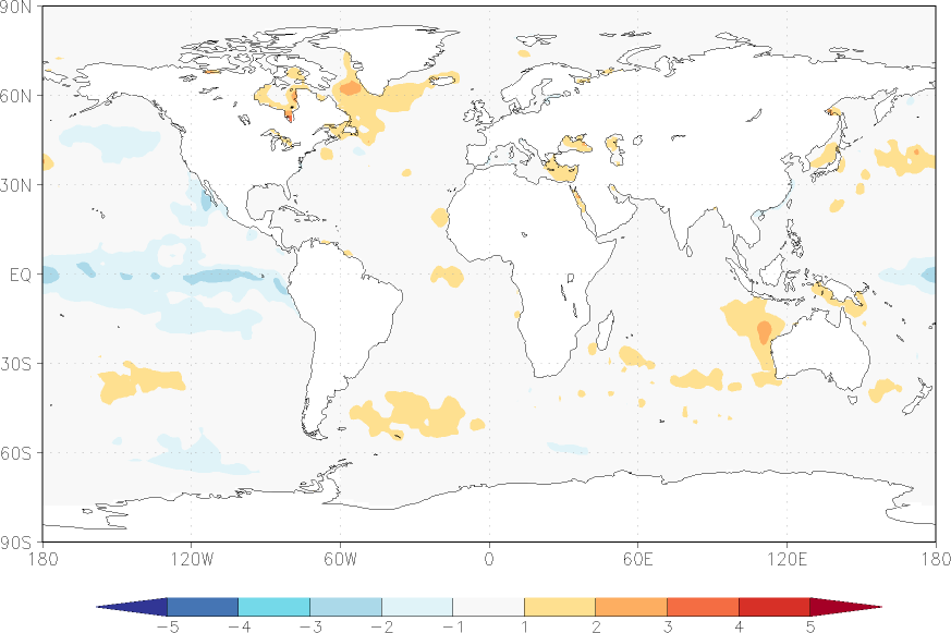 sea surface temperature anomaly November  w.r.t. 1982-2010