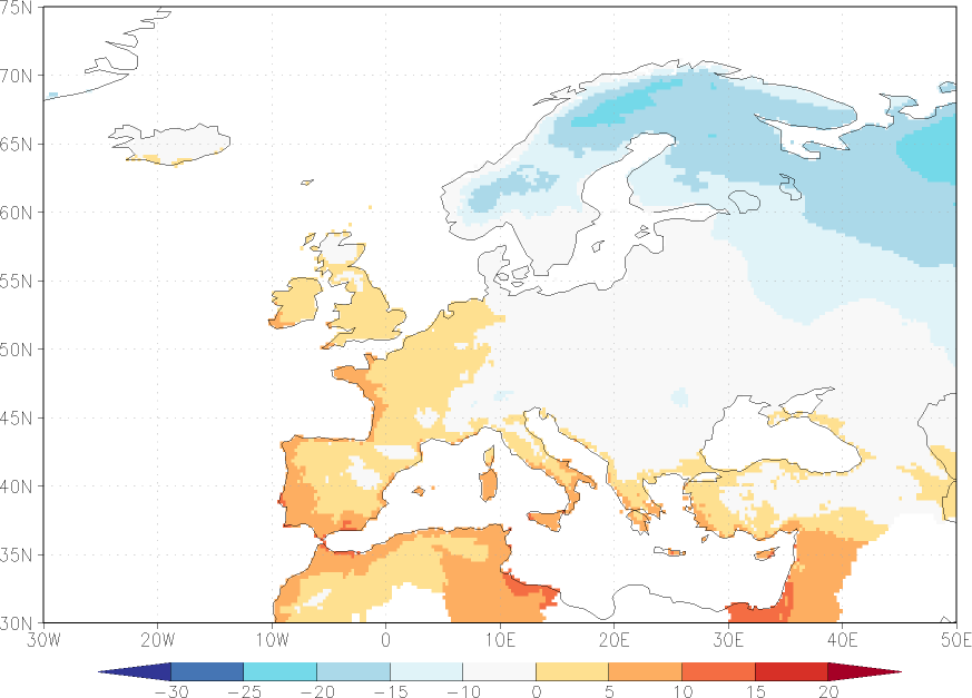 minimum temperature December  observed values