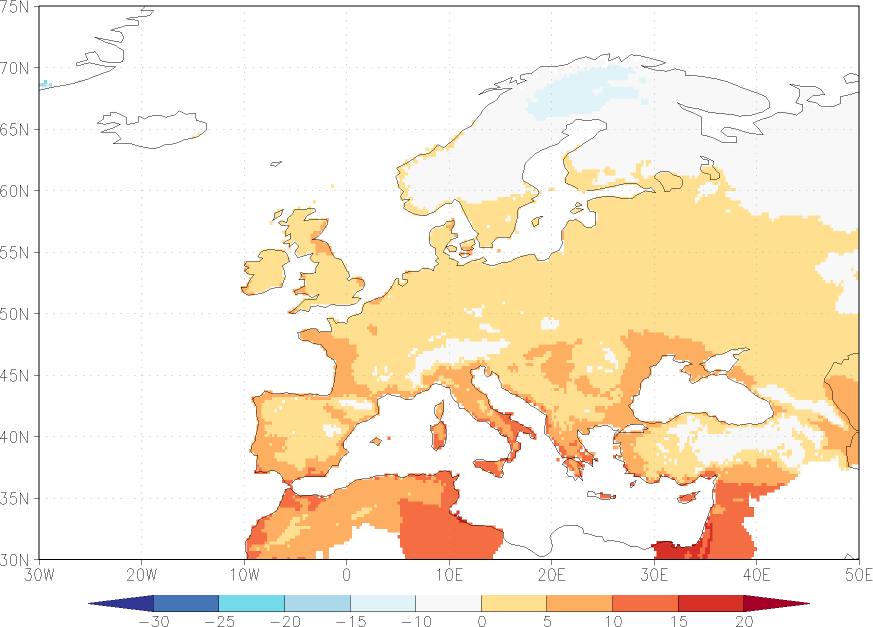 minimum temperature November  observed values