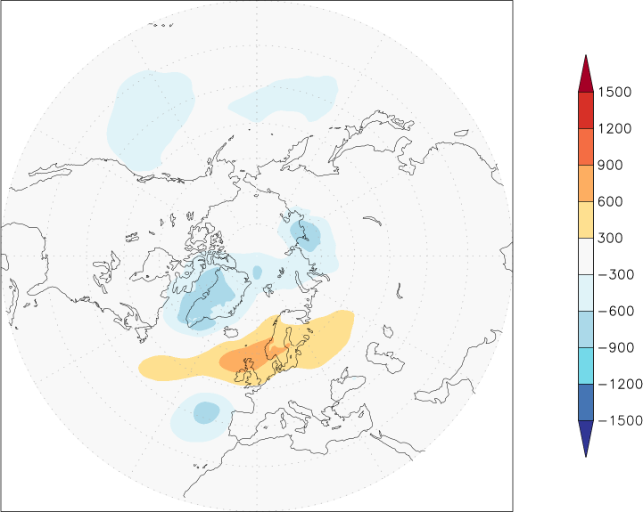 sea-level pressure (northern hemisphere) anomaly September  w.r.t. 1981-2010