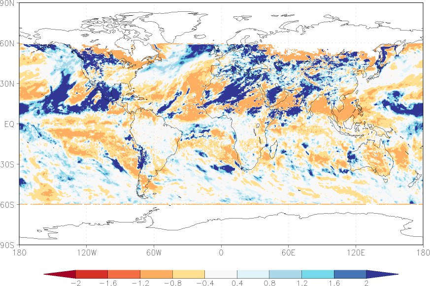 precipitation (satellite) anomaly March  relative anomalies  (-1: dry, 0: normal, 2: three times normal)