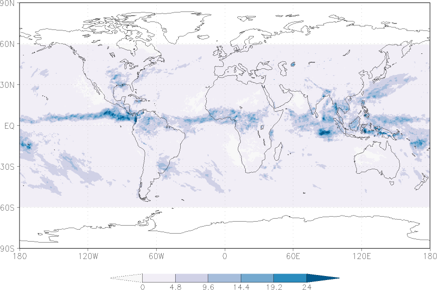 precipitation (satellite) May  observed values
