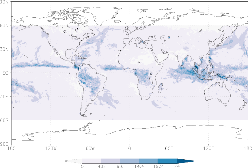 precipitation (satellite) November  observed values