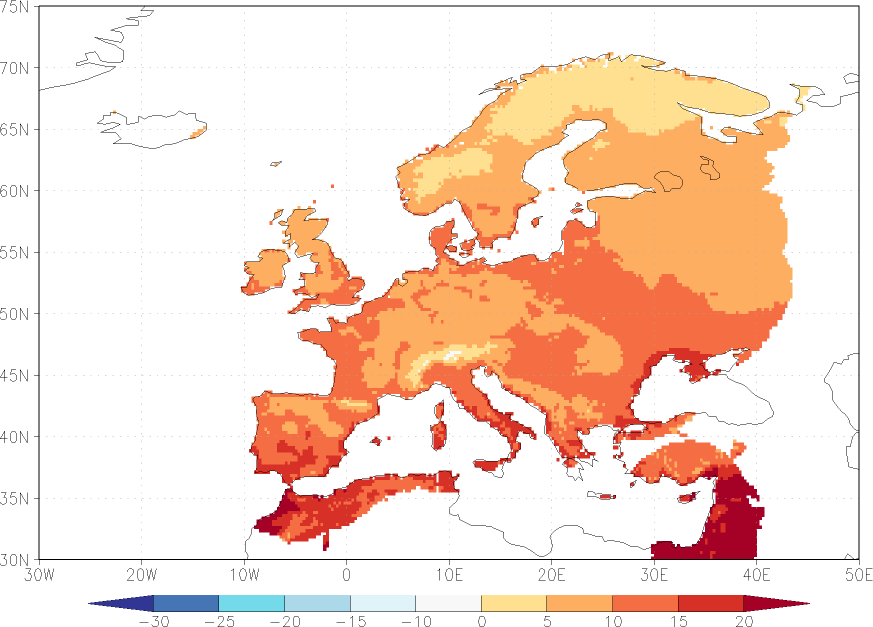 minimum temperature September  observed values