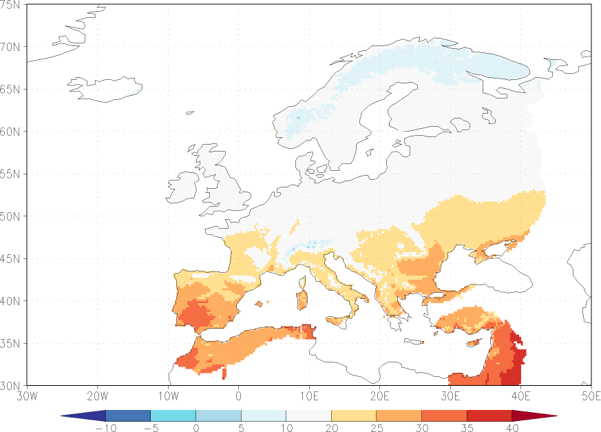 maximum temperature September  observed values