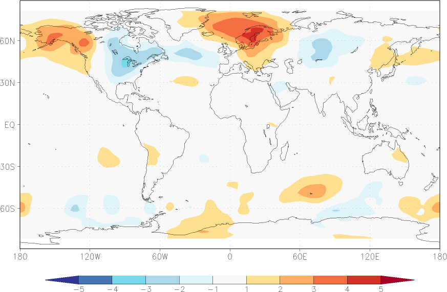 temperature of the lower troposphere anomaly November  w.r.t. 1981-2010