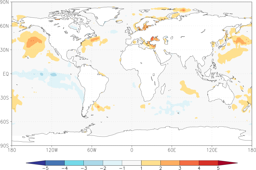 sea surface temperature anomaly November  w.r.t. 1982-2010