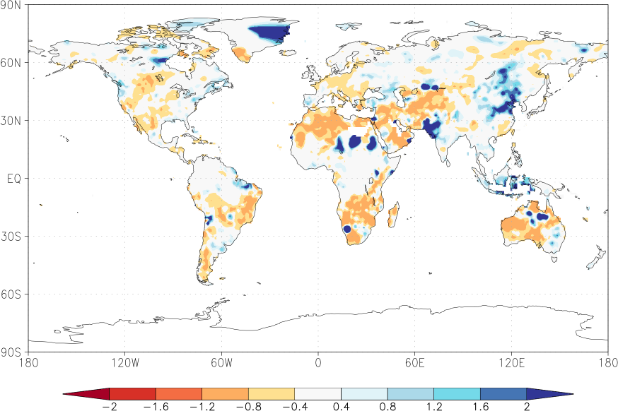 precipitation (rain gauges) anomaly September  relative anomalies  (-1: dry, 0: normal, 2: three times normal)