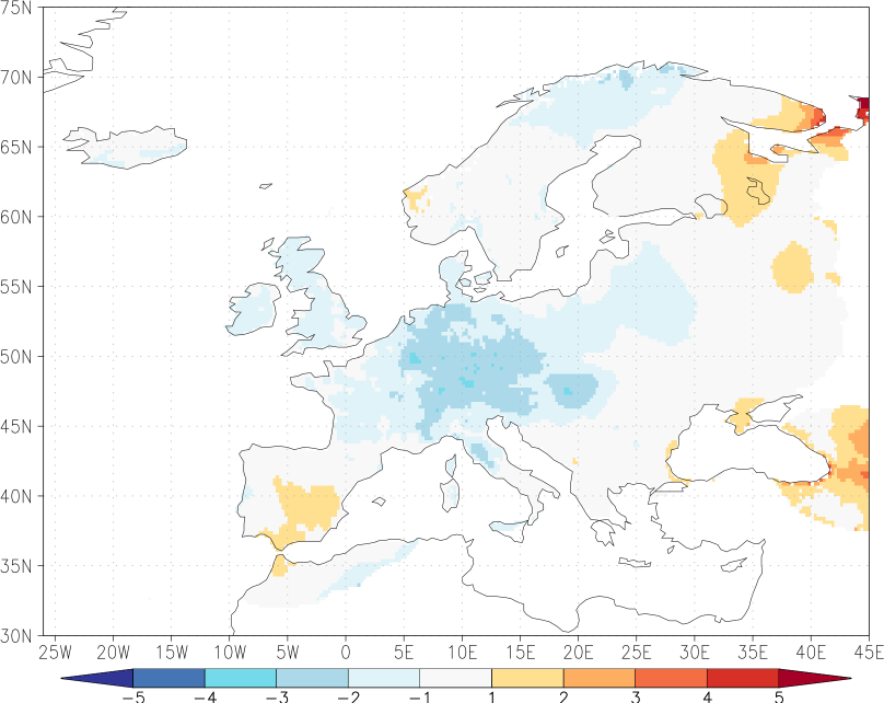 daily mean temperature anomaly May  w.r.t. 1981-2010