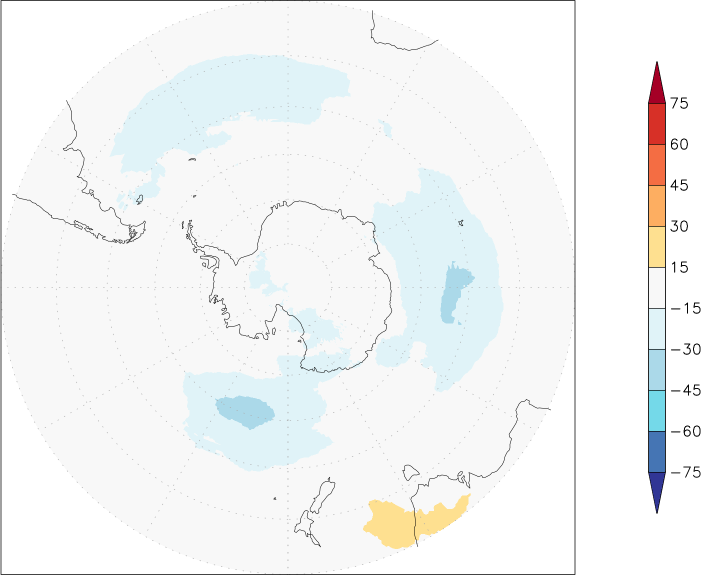 ozone (southern hemisphere) anomaly May  w.r.t. 1981-2010