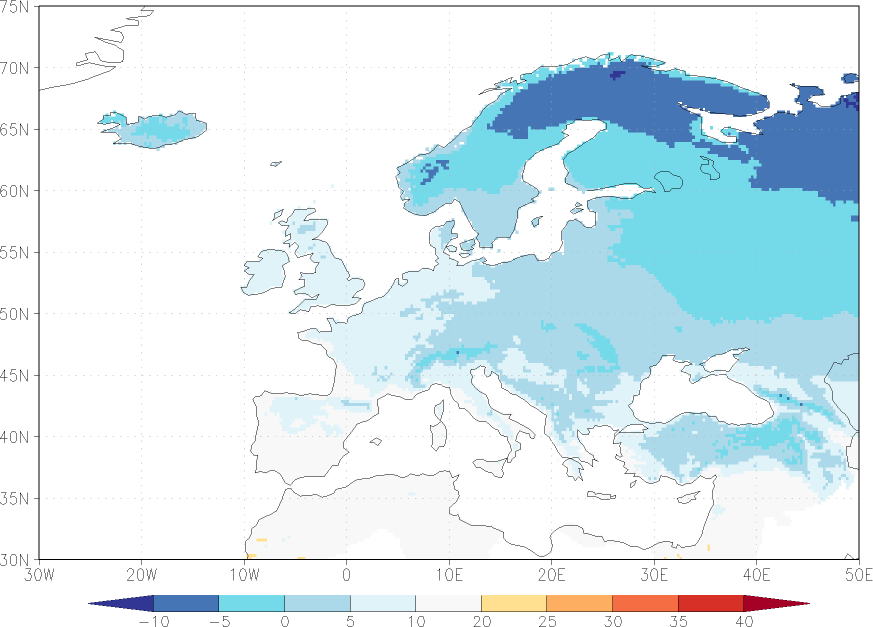 maximum temperature winter (December-February)  observed values
