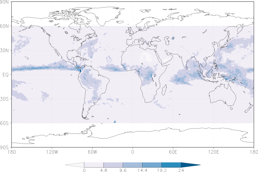 precipitation (satellite) autumn (September-November)  observed values